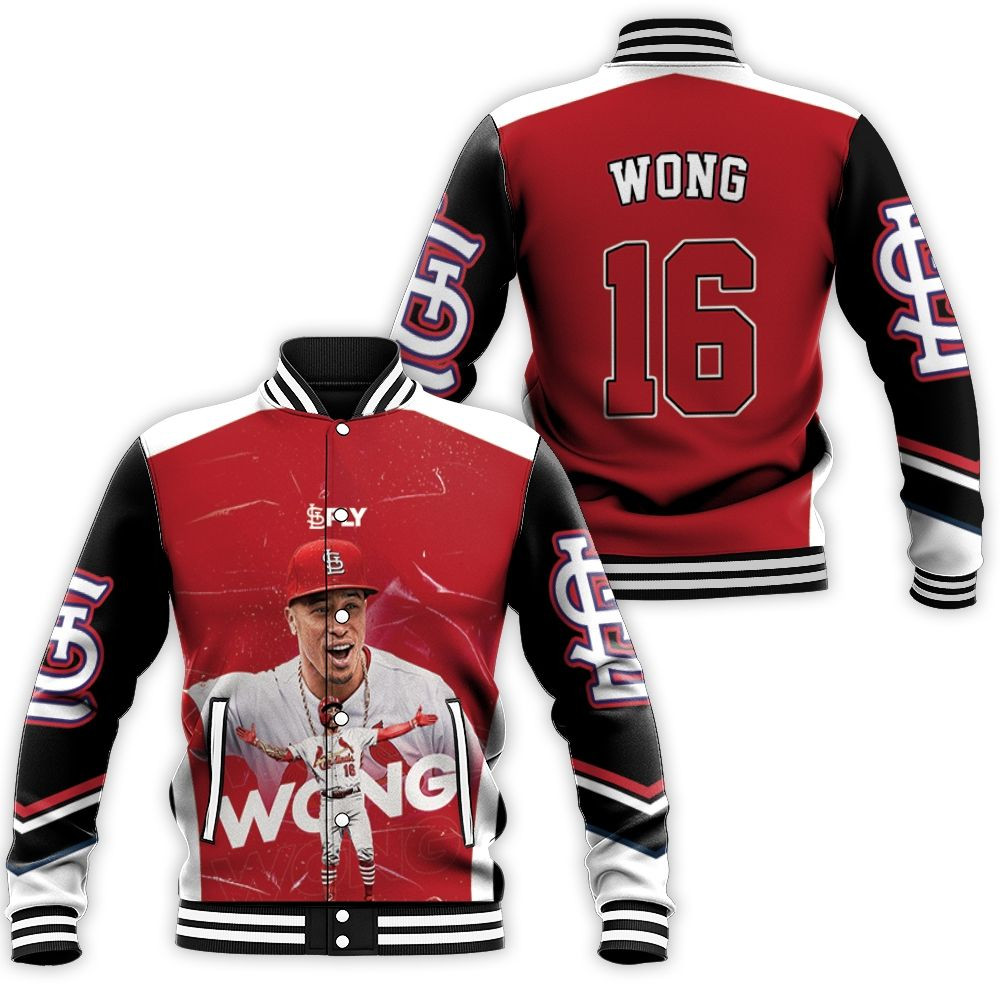 16 Kolten Wong St Louis Cardinals Baseball Jacket for Men Women
