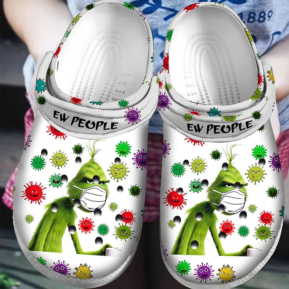 2021 Ew People The Grinch Crocs Classic Clogs Shoes