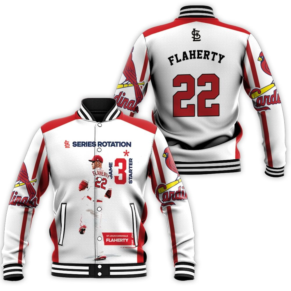 22 Flaherty St Louis Cardinals Baseball Jacket for Men Women