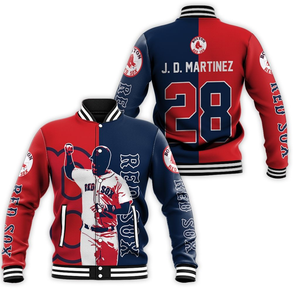 28 J D Martinez Boston Red Sox Baseball Jacket for Men Women