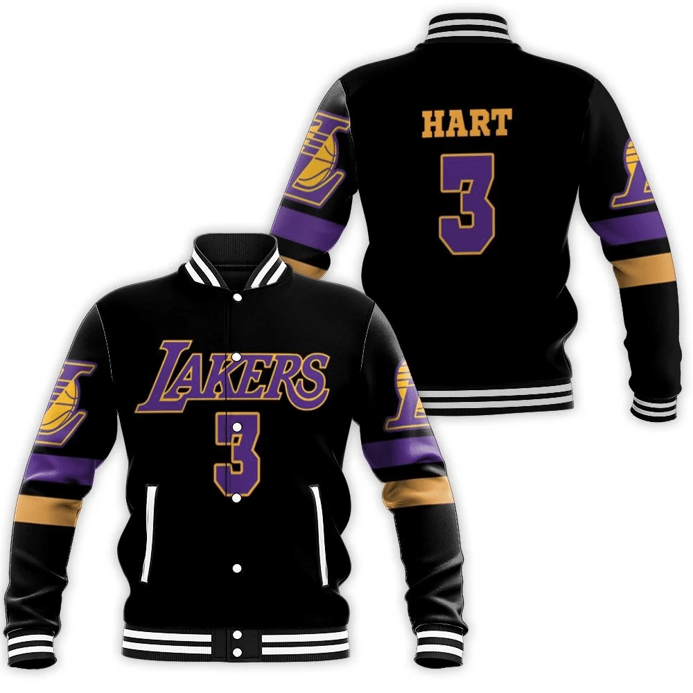3 Josh Hart Lakers Jersey Inspired Style Baseball Jacket for Men Women