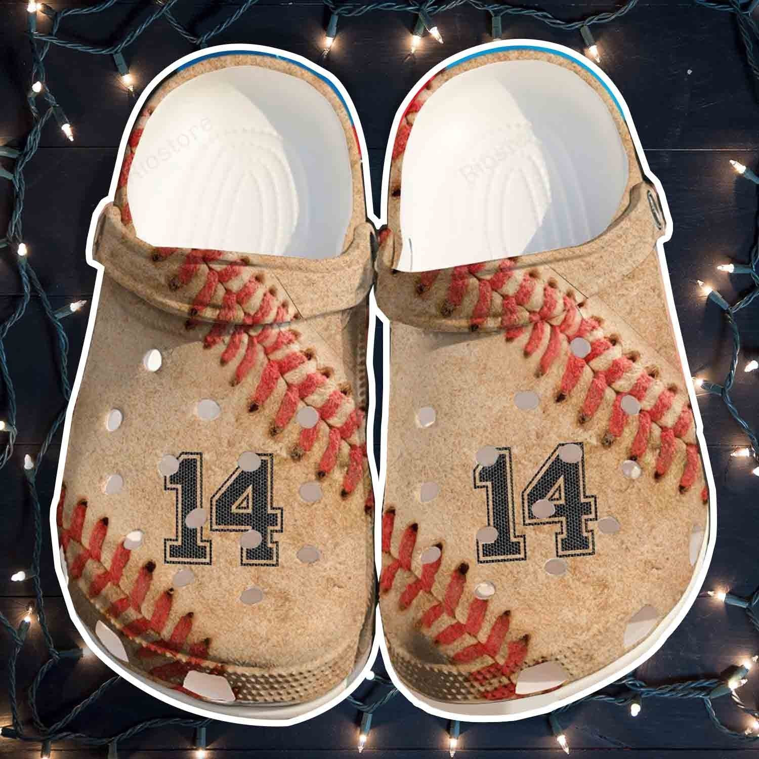 3D Baseball Ball Crocs Shoes Clogs For Batter - Funny Baseball Custom Crocs Shoes Clogs For Men Women