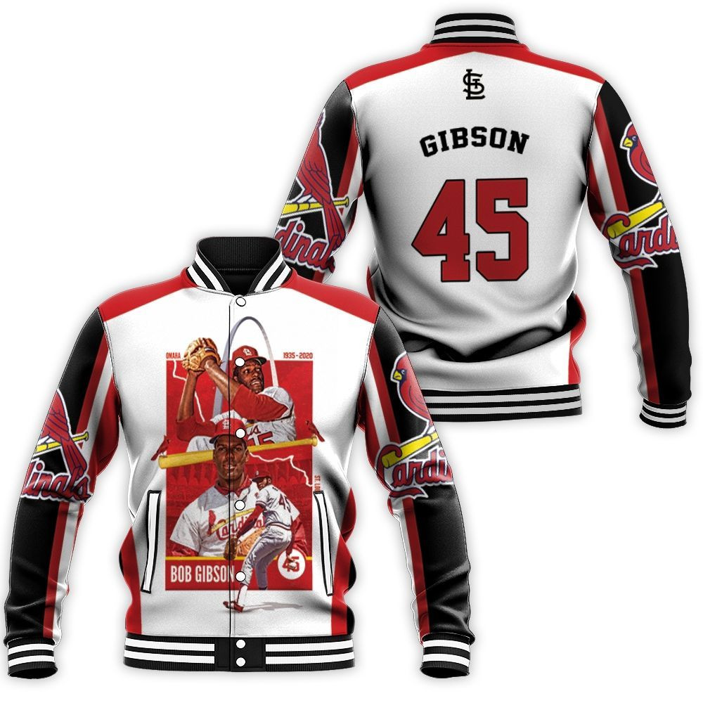 45 Gibson St Louis Cardinals Baseball Jacket for Men Women
