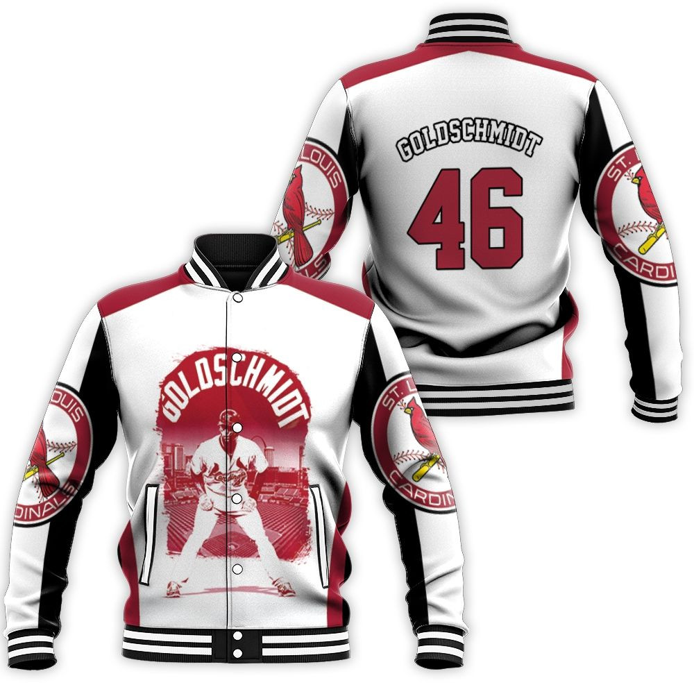 46 Goldschmidt St Louis Cardinals Baseball Jacket for Men Women