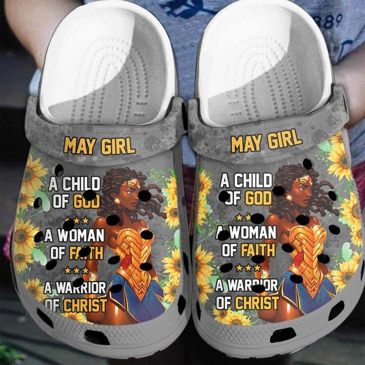 A Child Of God Shoes A Woman Of Faith Crocs Clog Gift For Birthday