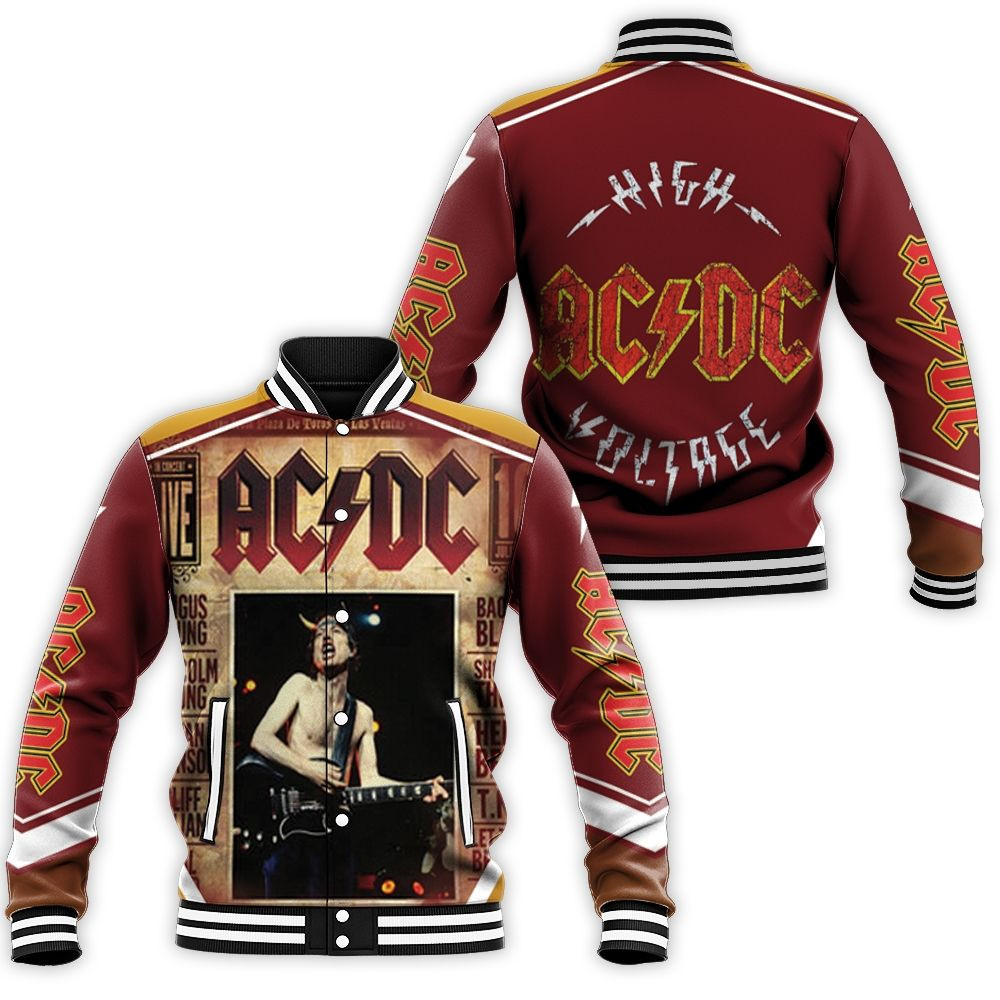 Acdc No Bull Baseball Jacket for Men Women