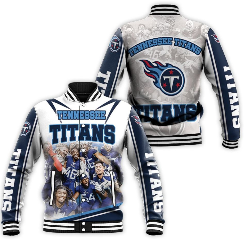 Afc South Division Super Bowl Tennessee Titans Baseball Jacket for Men Women