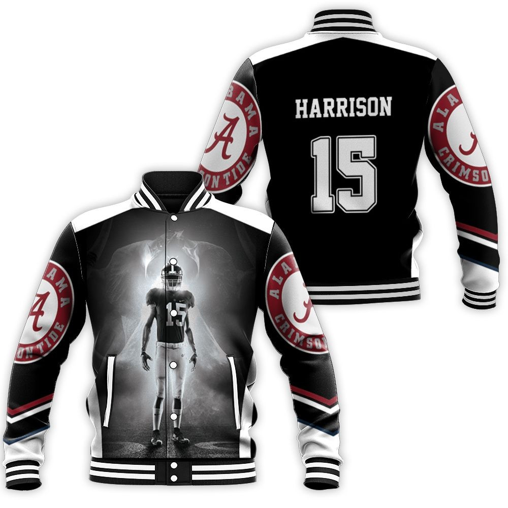 Alabama Crimson Tide 15 Ronnie Harrison Baseball Jacket for Men Women