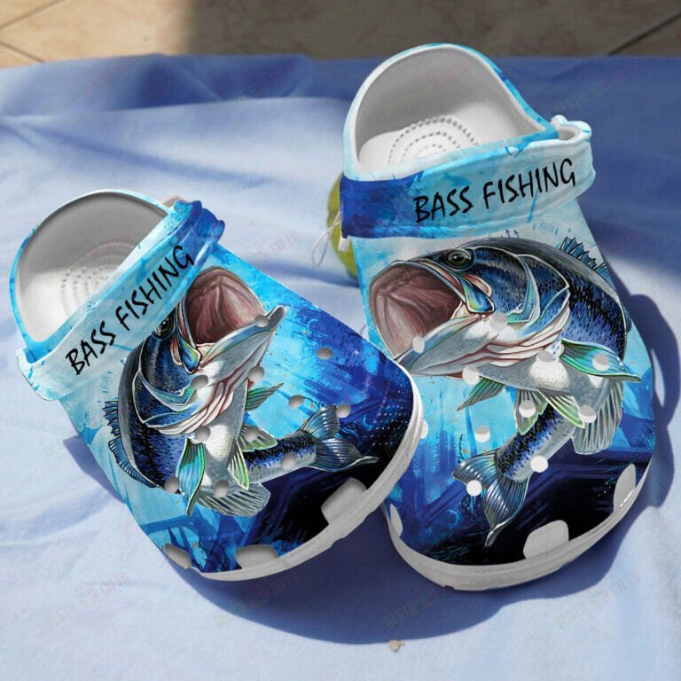 Amazing Bass Fish Shoes Crocs Clogs Gifts For Men Brother Husband