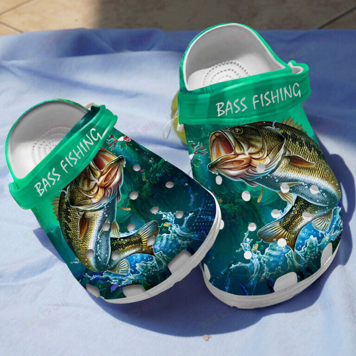 Amazing Bass Fishing Crocs Classic Clogs Shoes