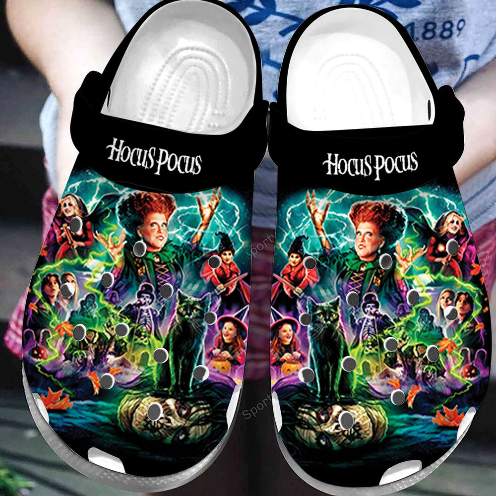 Amazing Magic Hocus Pocus Witches Clogs Shoes