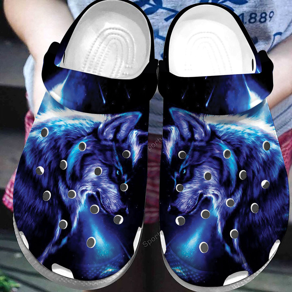 Amazing Wolf Clogs Shoes