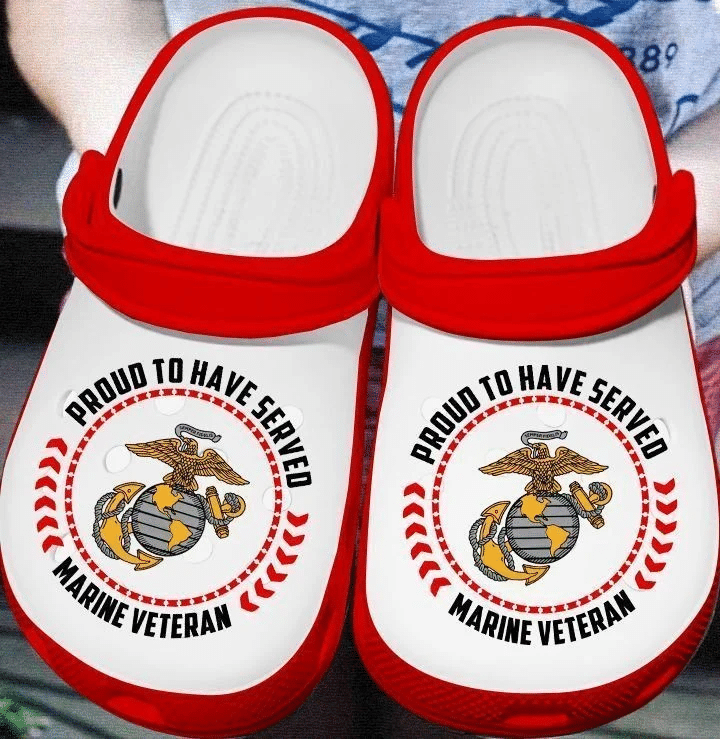 Amazon Proud To Have Served Marine Veteran Crocs Clog Shoes