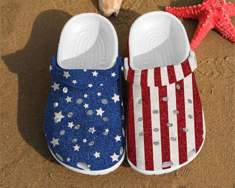America Flag Independence Us Day Th Of July Gifts Crocs Clog Shoes