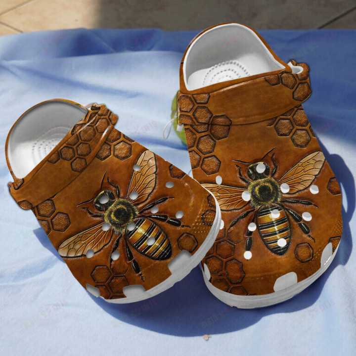 American Bee Crocs Classic Clogs Shoes