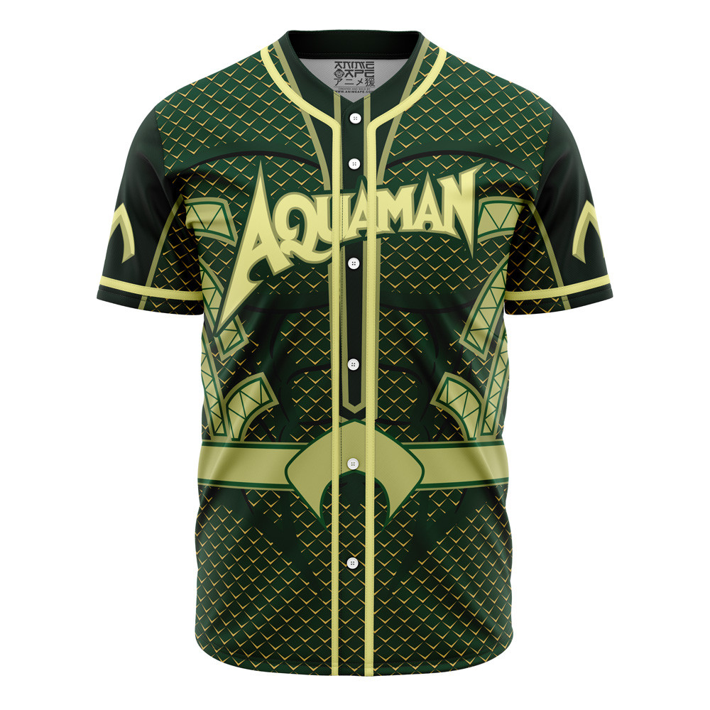 Aquaman DC Comics Baseball Jersey, Unisex Jersey Shirt for Men Women