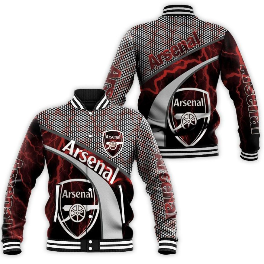 Arsenal Fc For Fans 3d Jersey Baseball Jacket for Men Women