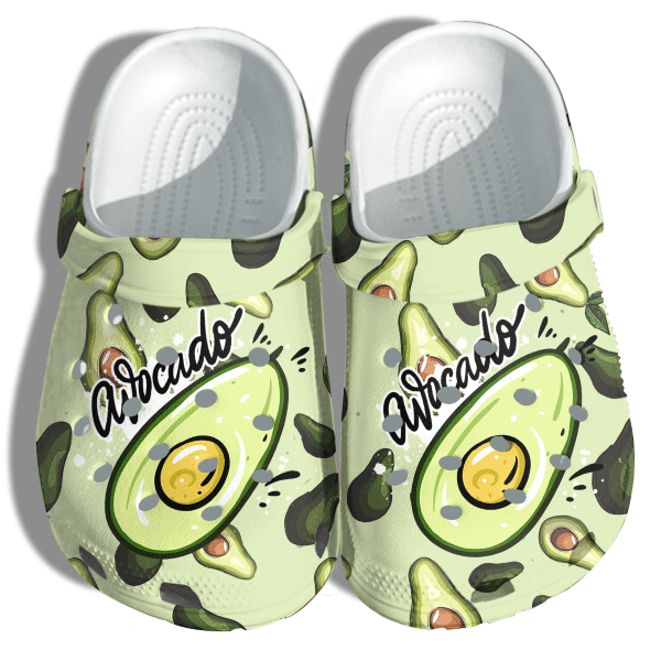 Avocado Cute Funny Shoes Fruits Lover Crocs Clog