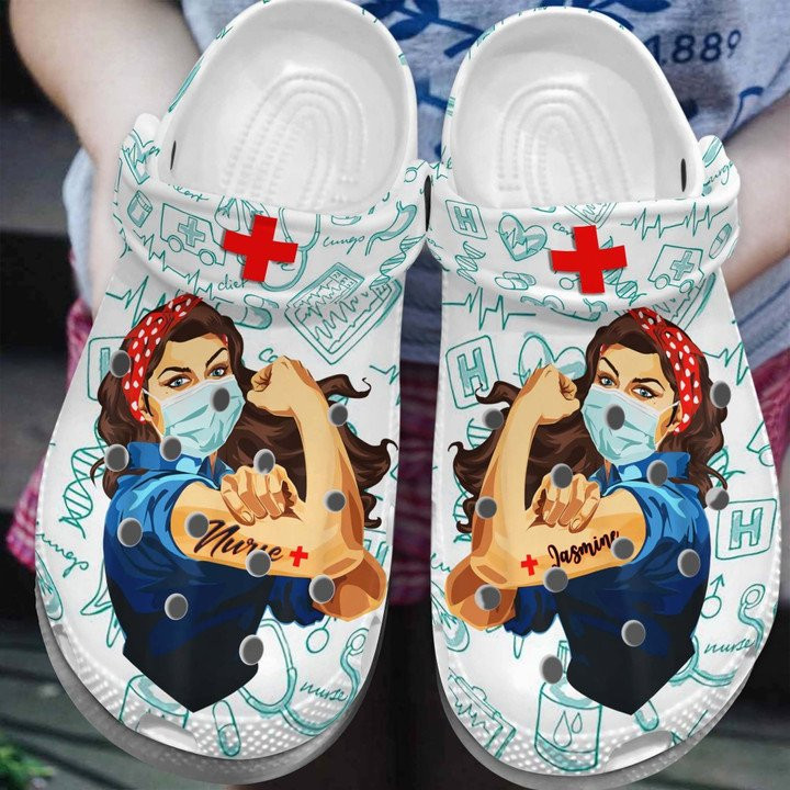 Awesome Nurse Shoes Super Hero Nurse Crocs Clog Gift For Women Girl