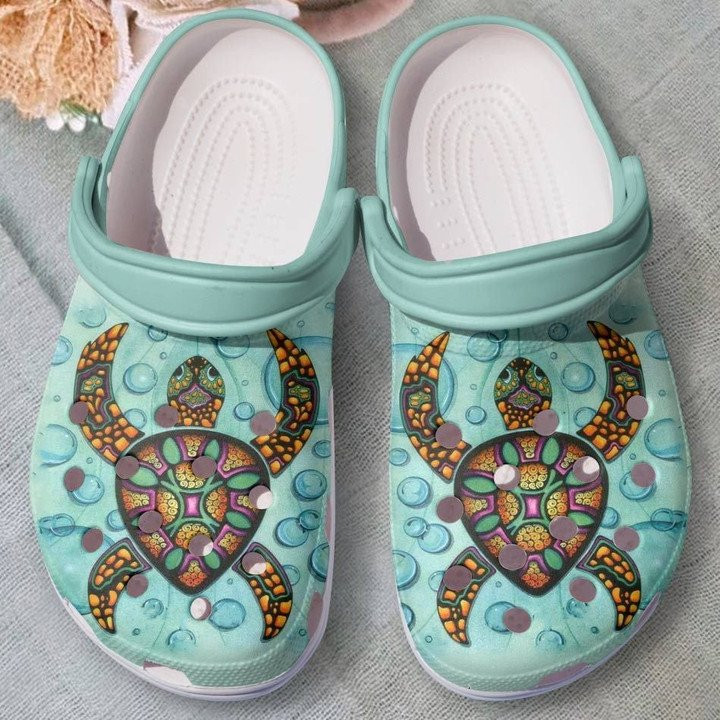 Baby Blue Sea Turtle Shoes Crocs Sea Turtle Shoes Clog For Men Women