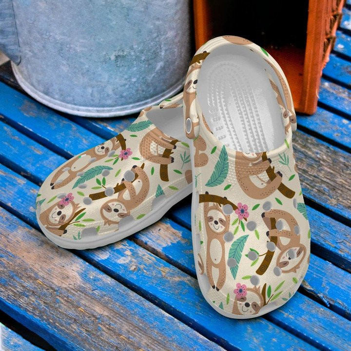 Baby Cute Sloth Shoes Funny Animal Crocs Clog Gift For Boy Girl Son Daughter