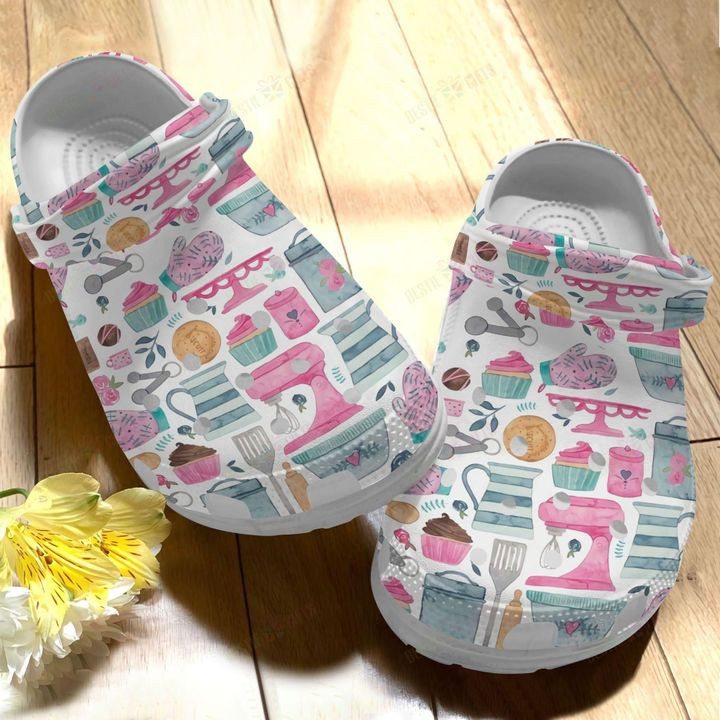 Baking Just A Girl Love Baking Crocs Classic Clogs Shoes