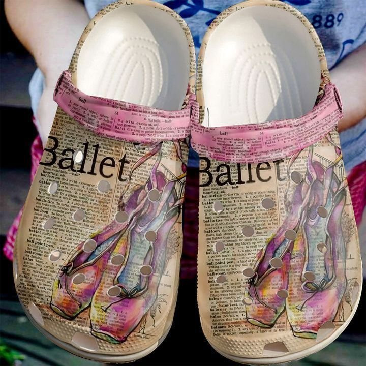 Ballet Vintage Style Crocs Classic Clogs Shoes