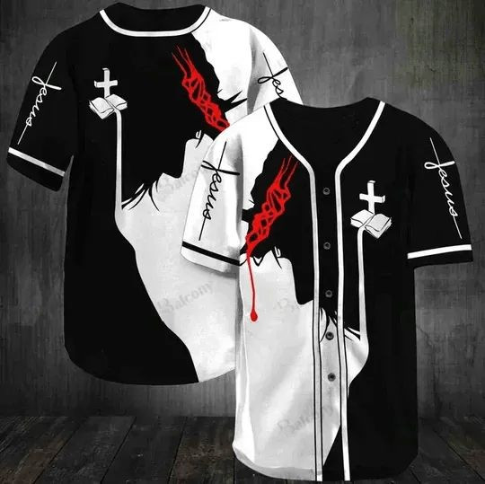 Bampampw Jesus God Will Protect Me Personalized 3d Baseball Jersey kv