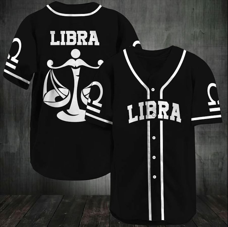 Bampampw Libra Zodiac Personalized 3d Baseball Jersey