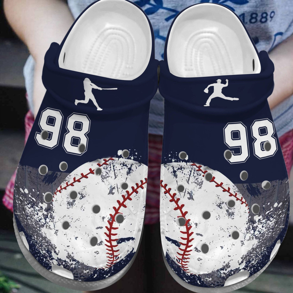 Baseball All Color Series For Mens And Womens Gift For Fan Classic Water Rubber Crocs Clog Shoes Comfy Footwear