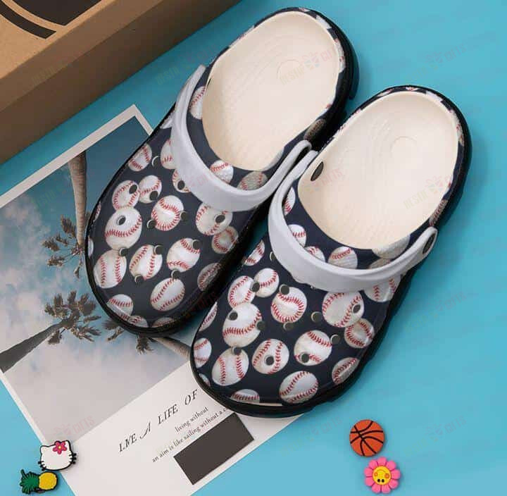 Baseball Crocs Classic Clogs Shoes