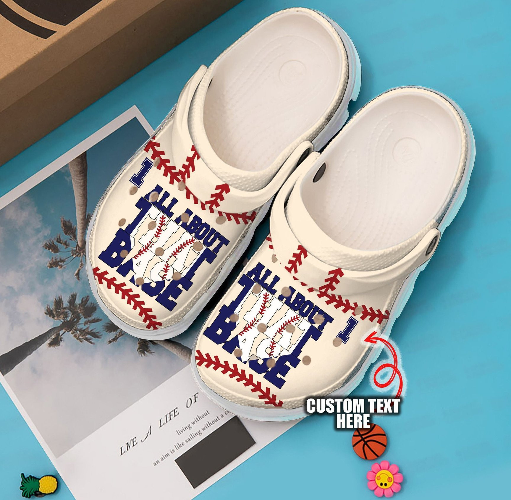 Baseball Personalized All About Crocs Clog Shoes Baseball Crocs