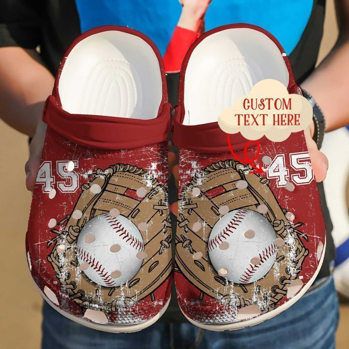 Baseball Personalized Colorful Crocs Classic Clogs Shoes