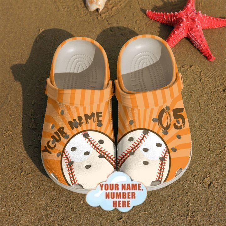 Baseball Personalized Crocs Classic Clogs Shoes