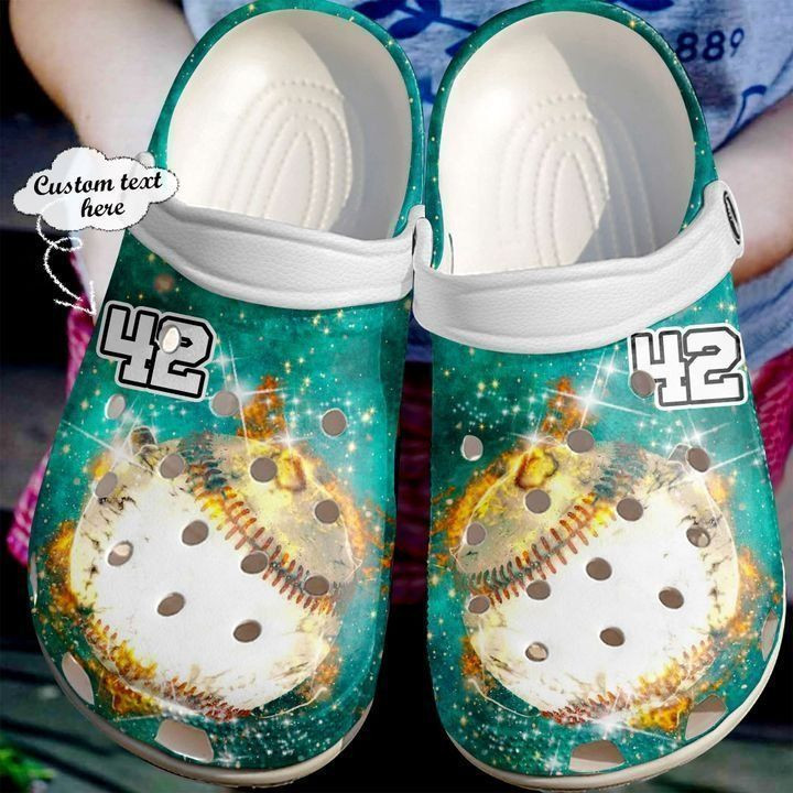 Baseball Personalized Galaxy Lovers Crocs Classic Clogs Shoes