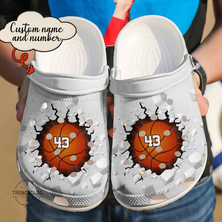 Basketball Crocs Basketball Personalized Crack Clog Shoes