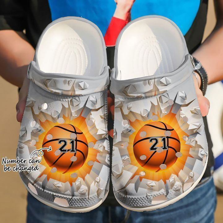 Basketball Personalized Lover 2 Crocs Classic Clogs Shoes