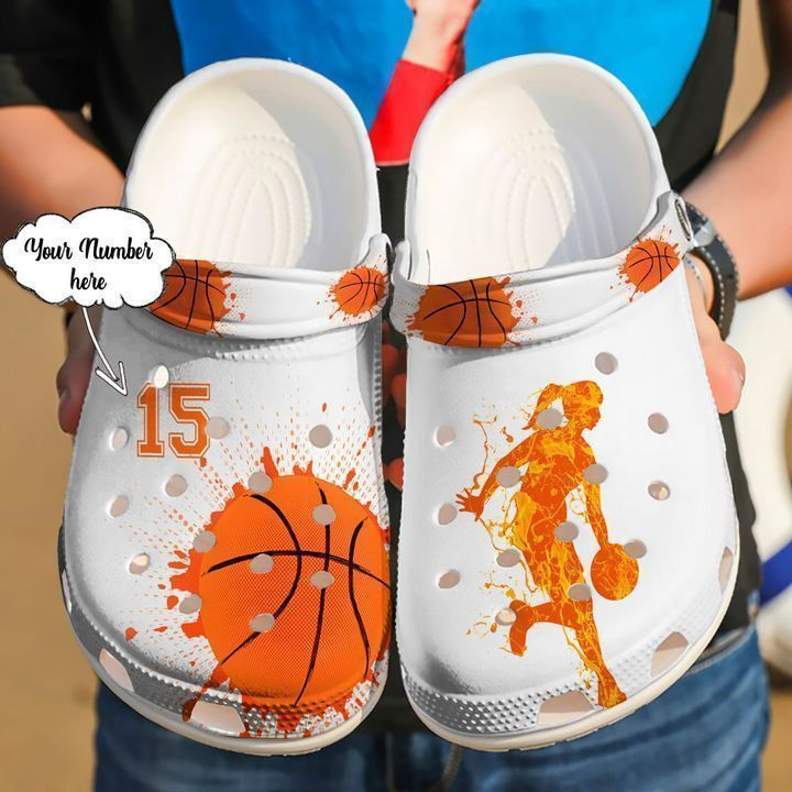 Basketball Personalized Passion V2 Crocs Classic Clogs Shoes