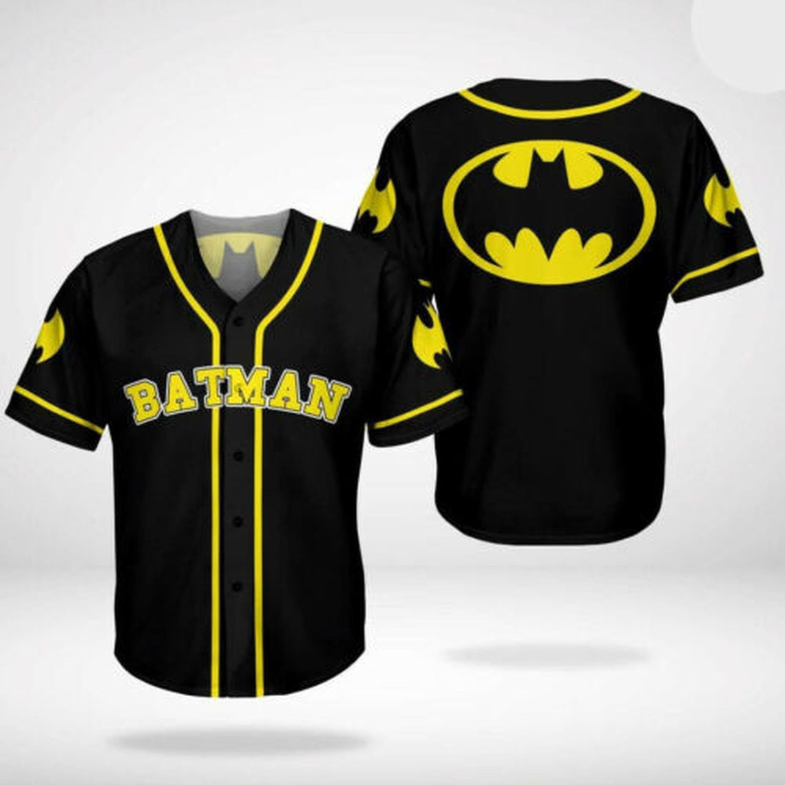 Batman Dark Knight Baseball Jersey Shirt Sports Lovers Baseball Shirt Fathers Day Gift Batman Inspired Dad Dad Gift