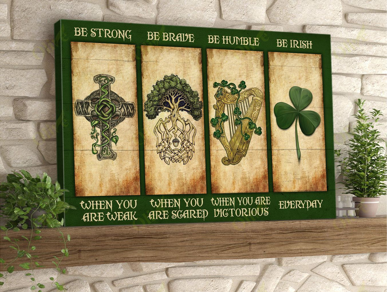 Be Irish Everyday Canvas Happy Patrick's Day Poster And Canvas Art Wall Decor