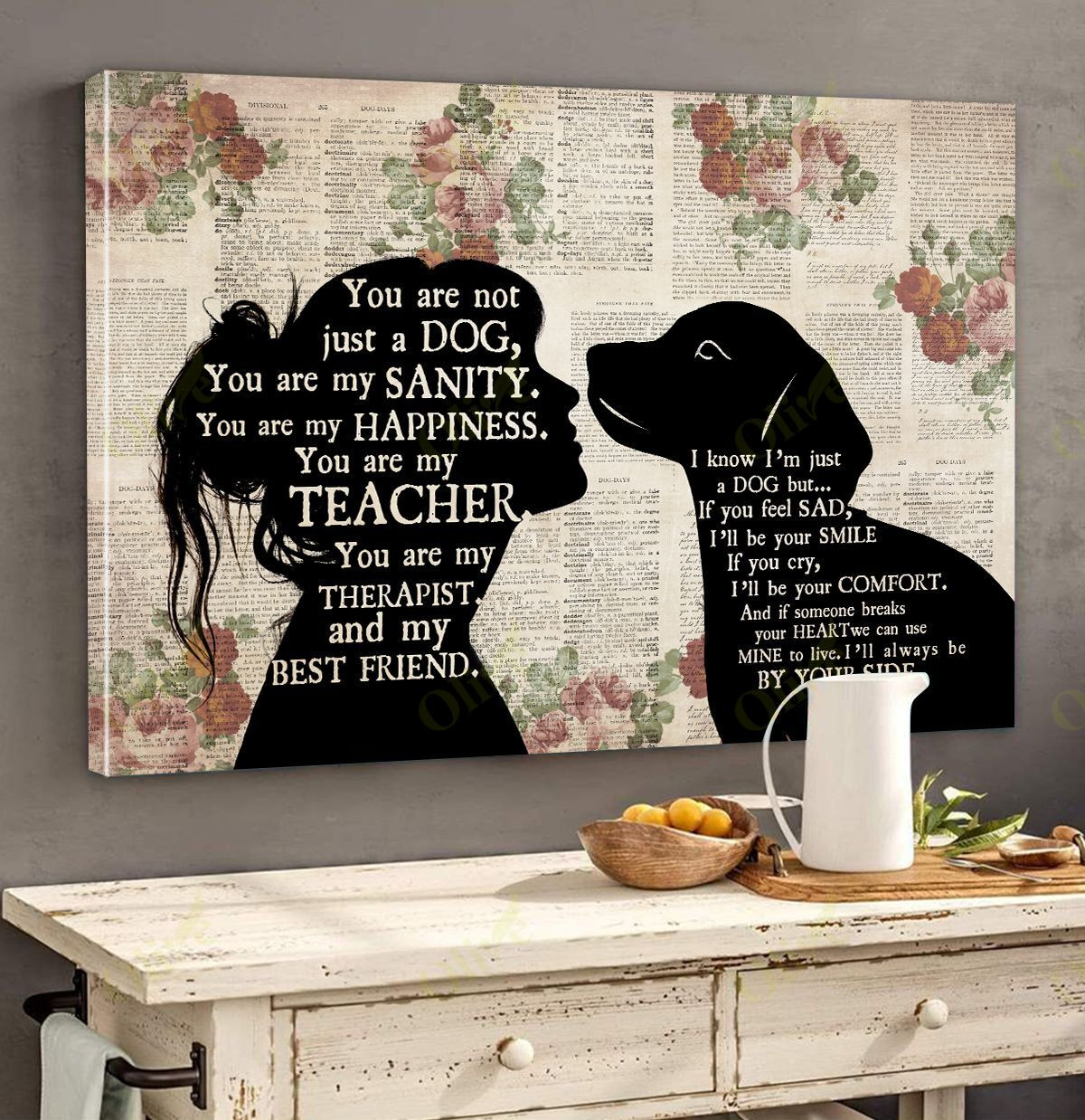 Beagle - Always Be By Your Side Poster And Canvas Art Wall Decor