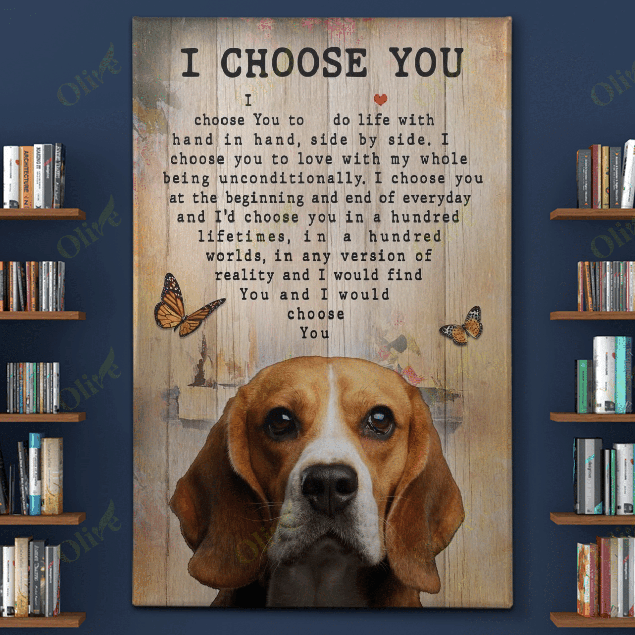 Beagle - I'd Choose You Again Poster And Canvas Art Wall Decor