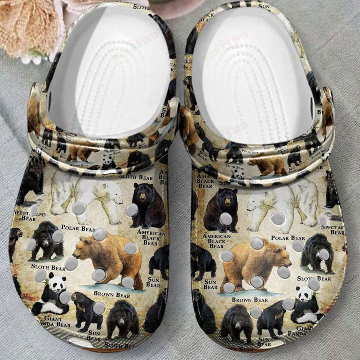 Bears Of The World Crocs Classic Clogs Shoes