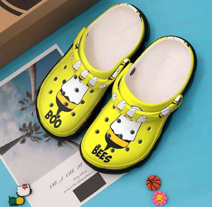 Bee Crocs Classic Clogs Shoes