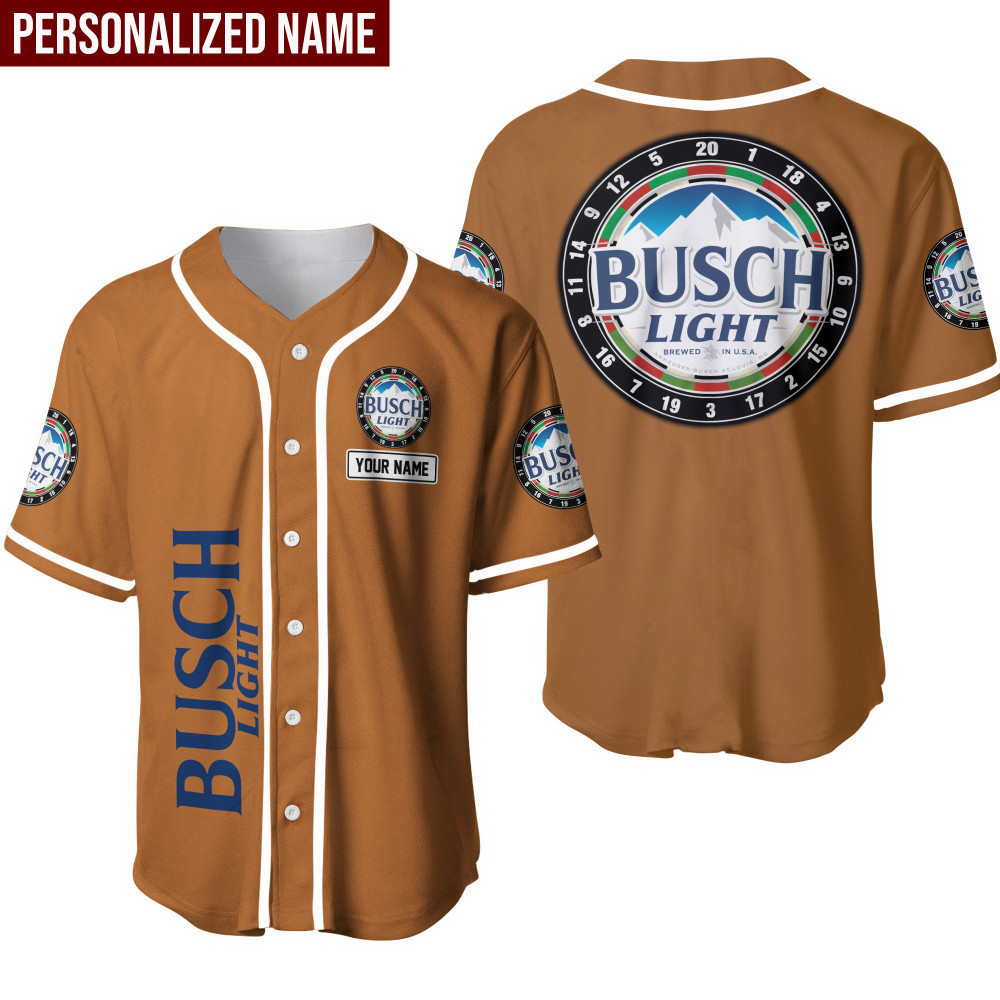 Beer Dart Board Custom Name Baseball Jersey