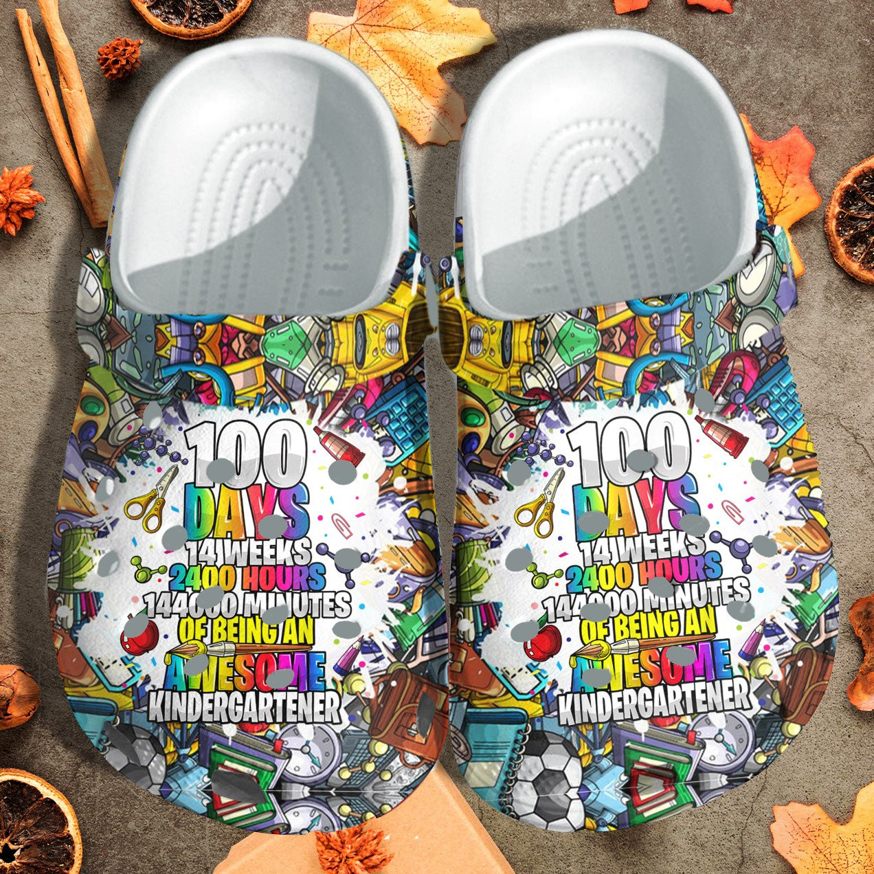 Being An Awesome Kindergartener Shoes Crocs Crocbland Clog Gift