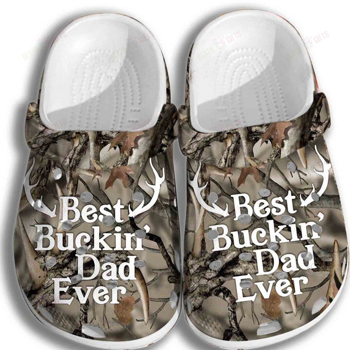 Best Buckin Dad Ever Crocs Classic Clogs Shoes