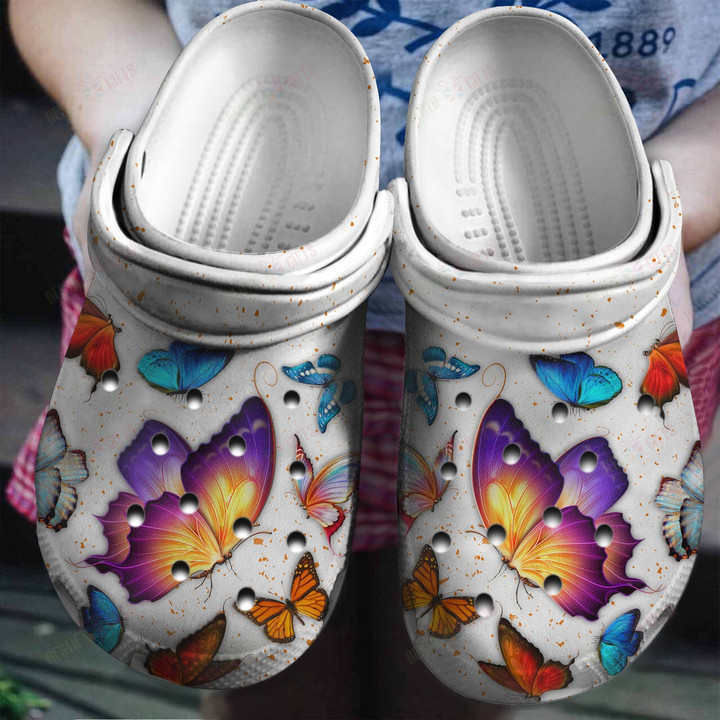 Best Gifts For Butterfly Lovers Crocs Classic Clogs Shoes