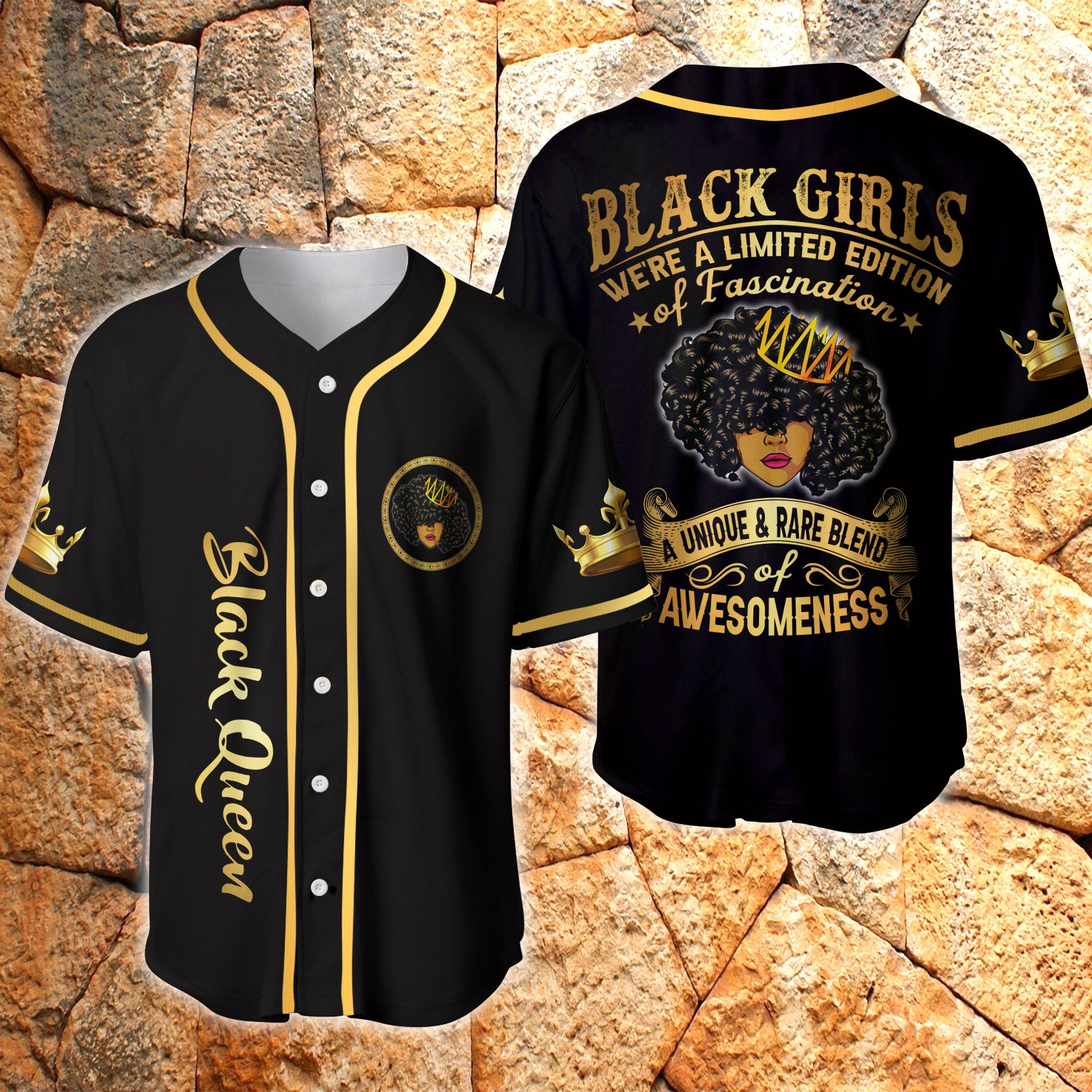 Black Girls Limited Edition Baseball Jersey