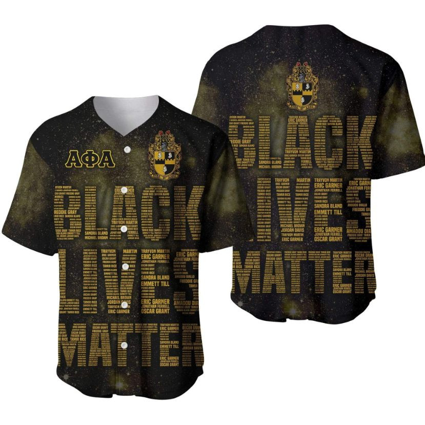 Black Live Matter Personalized 3d Baseball Jersey